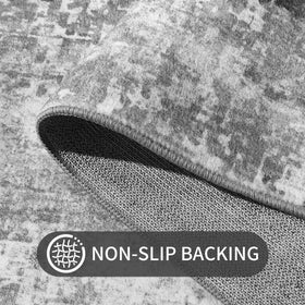 Ompaa machine-washable rug cleans easily after spills