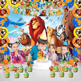Omto Lion-Kings blackdrop provides a themed photo backdrop