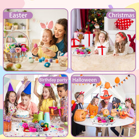 OMyFav birthday party favors keychains ideal for goody bags and piñata prizes.