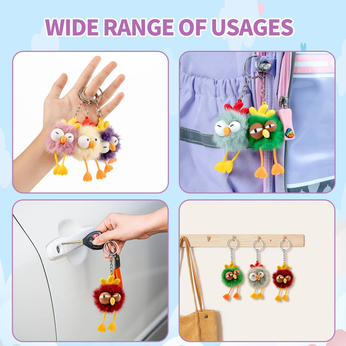 Chickie keychains by OMyFav ideal for classroom rewards and student incentives