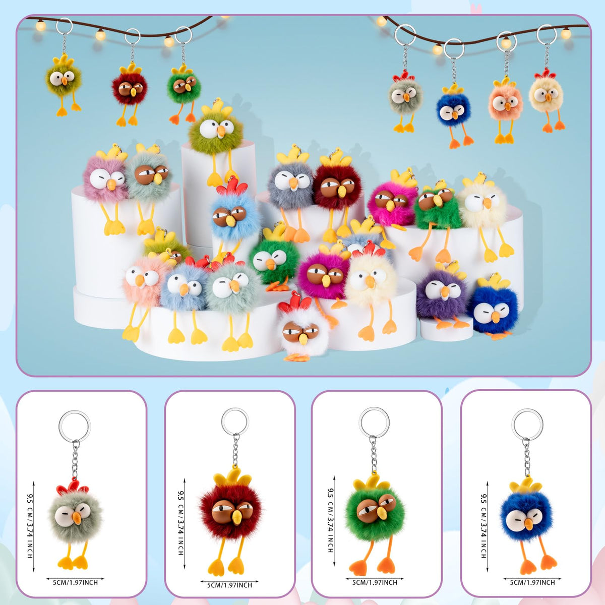 OMyFav end-of-year gift chickie keychains spark joy and rewards