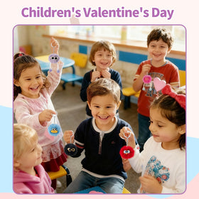 OMyFav plush keychains suitable as treasure chest prizes and classroom fillers.