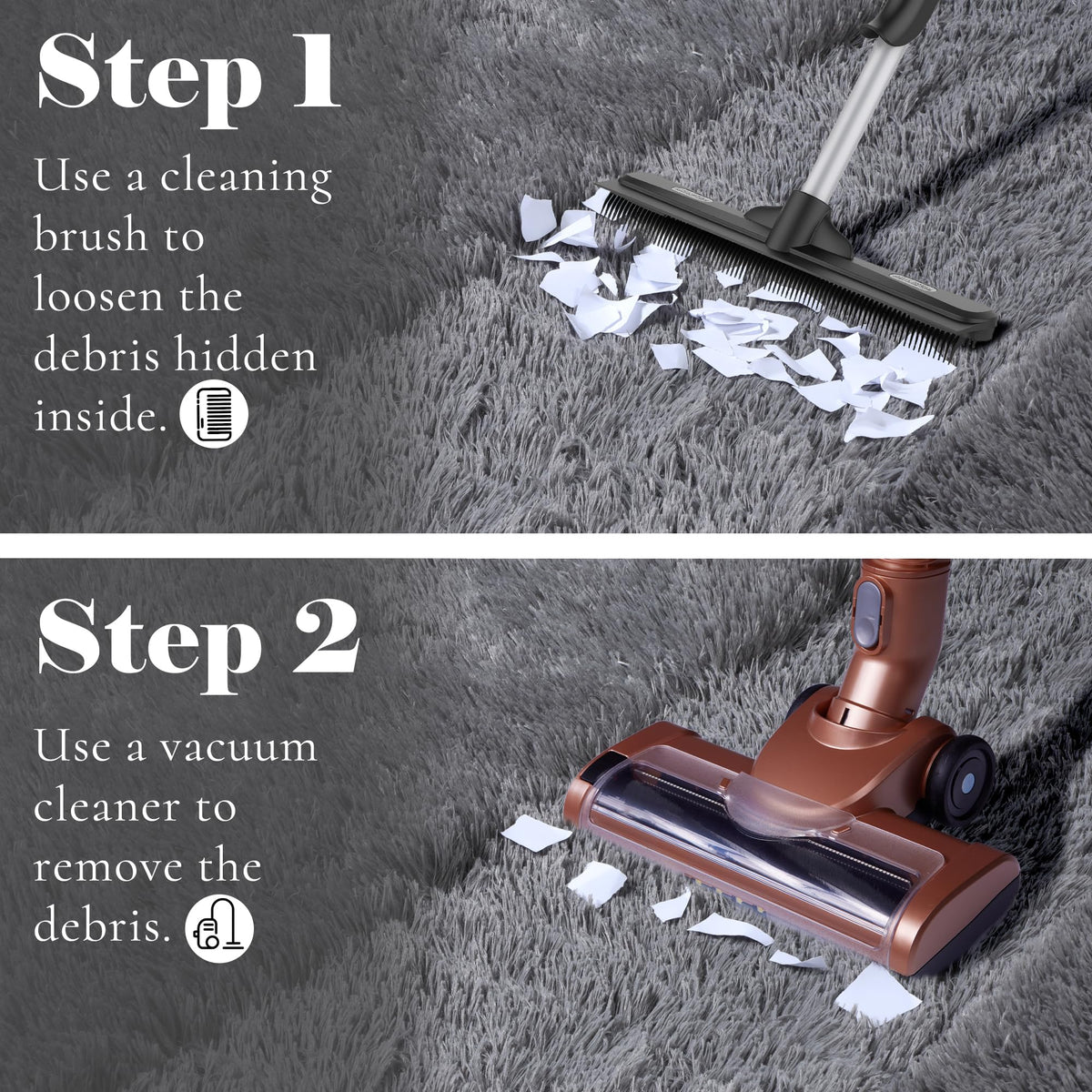 Easy-clean design: hand wash and air dry to restore fluff