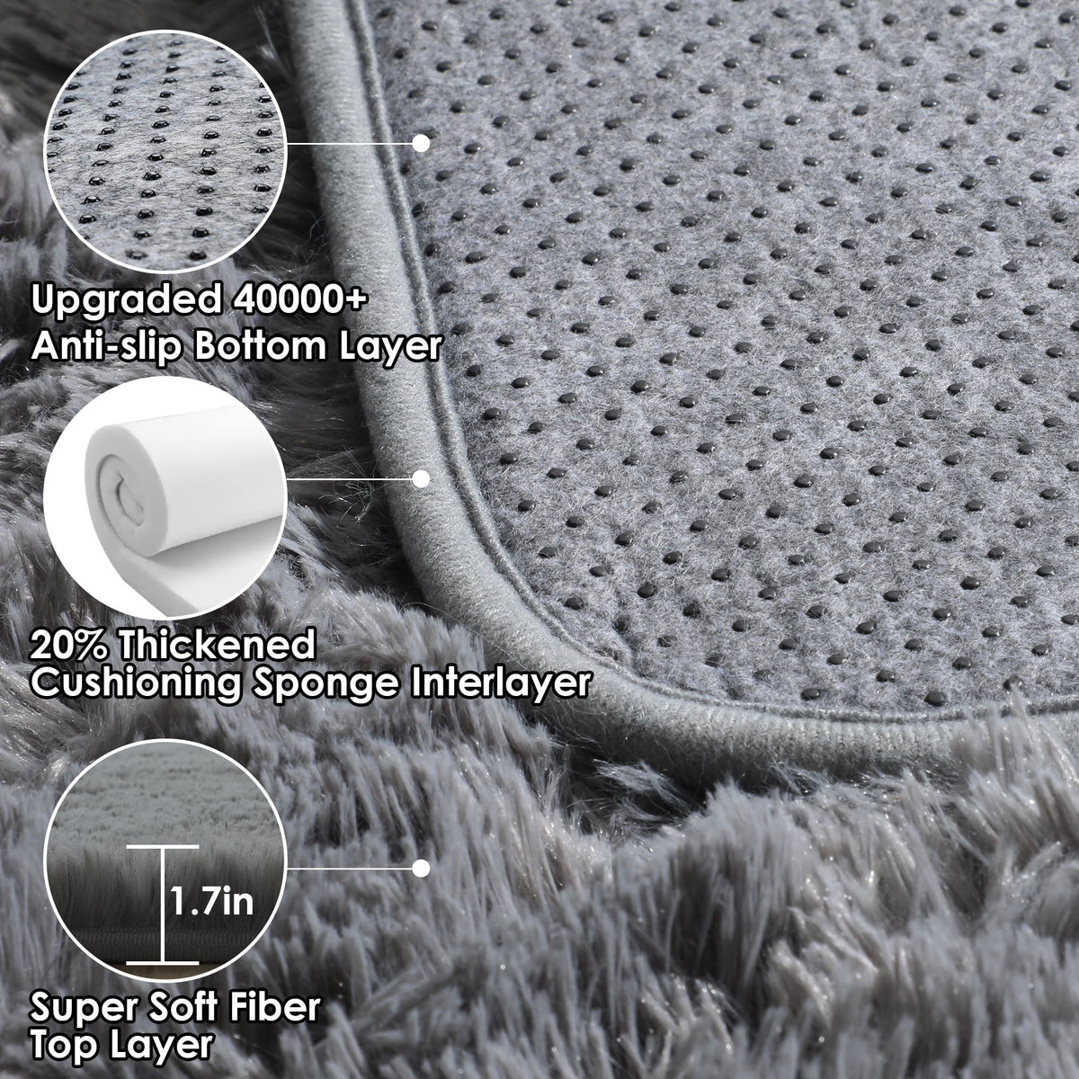 ONASAR nursery play area rug offers soft touch for babies and toddlers