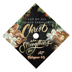 Once Upon A Time black cap topper adds timeless elegance to caps.