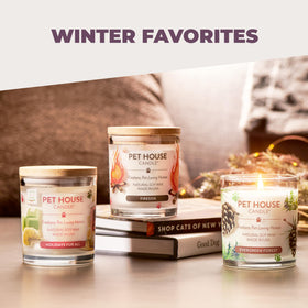 One Fur All lavender candle made in USA emphasizes quality and safety
