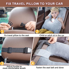 1 MIDDLE ONE gift-ready kids pillow for travel and home use