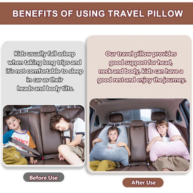 1 MIDDLE ONE memory foam filling maintains comfort and shape during travel