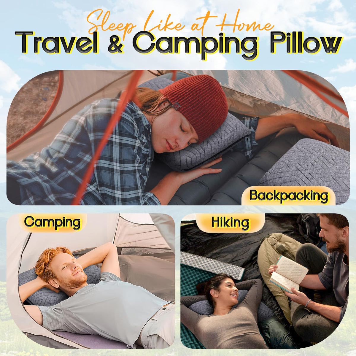 Ideal for car, plane, camping, or home use.
