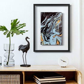 One Wall frame accommodates 11x14 or 16x20 photos for varied floating effects.