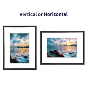 One Wall 18x24 frame shows a seamless wall display with included level and nails.