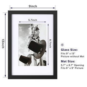 ONE WALL extra mat for 6x9 photo enhances composition and depth