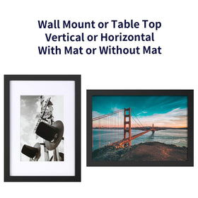 ONE WALL back with easy-open tabs enables quick photo loading