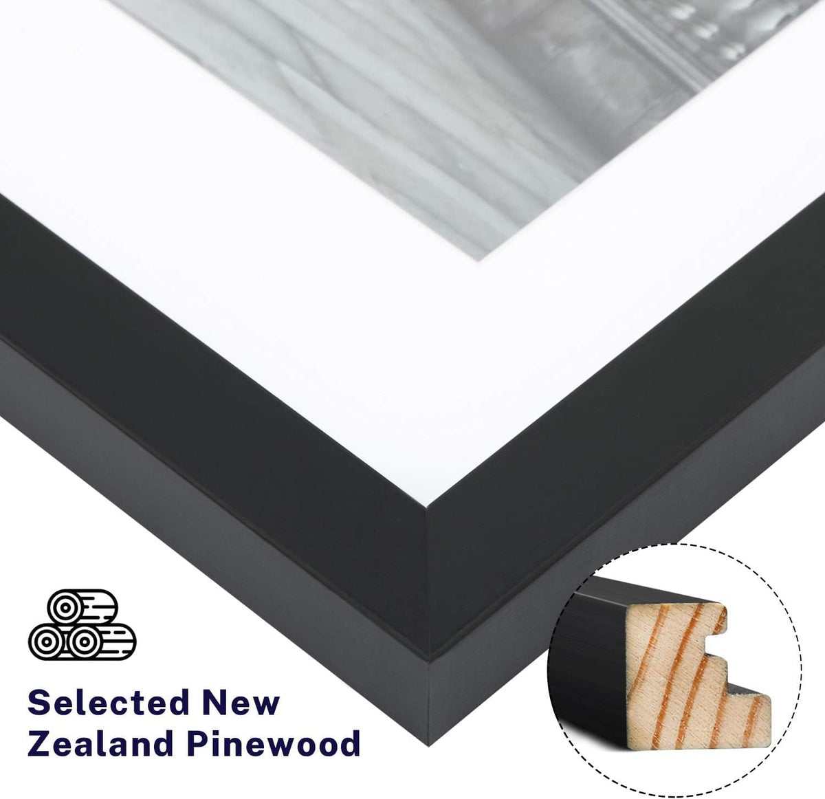 ONE WALL frame complements photos and prints in any room.