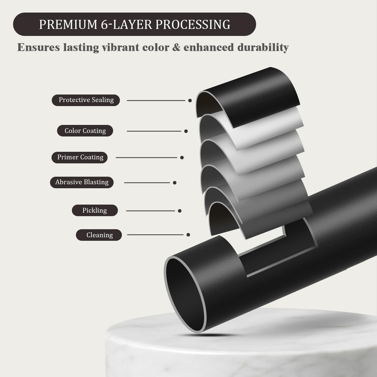 Oneach rod adjusts from 16 to 120 inches to suit different window sizes.