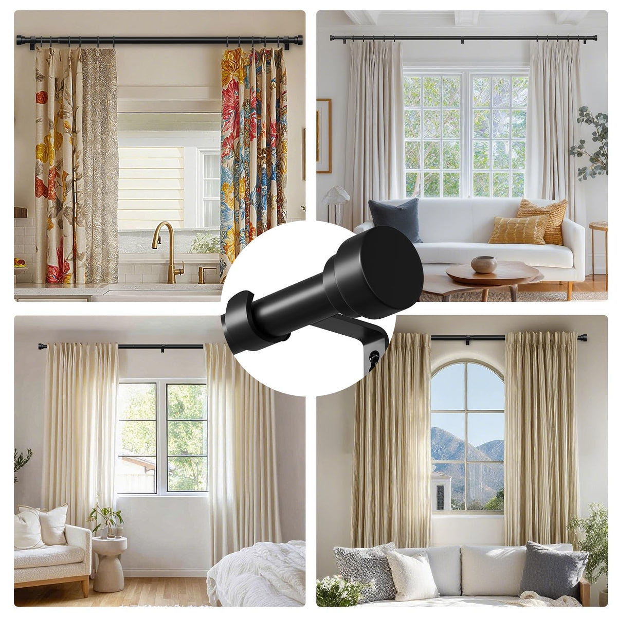 Oneach curtain rod offers easy DIY installation and clear setup instructions.