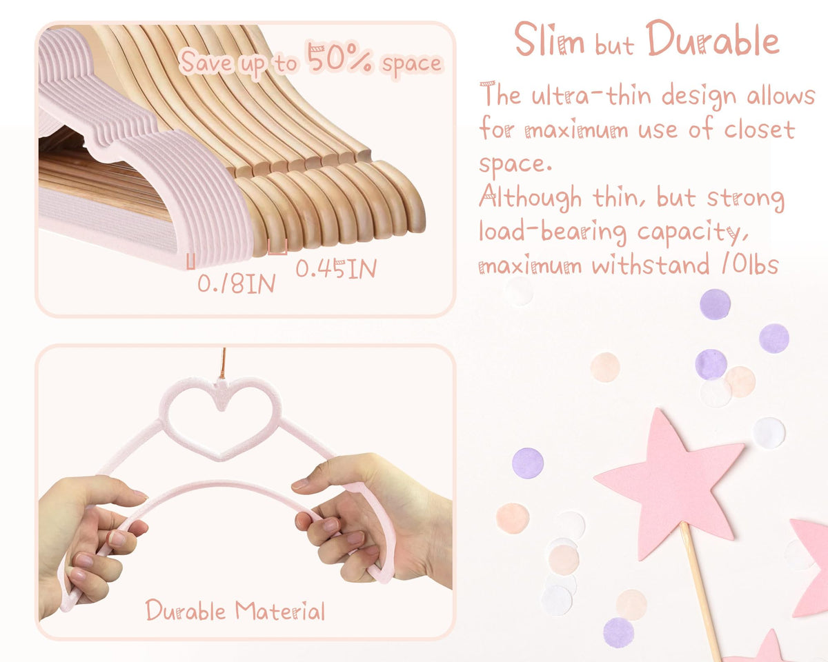 OneDream curved shoulders protect garments from deformation.