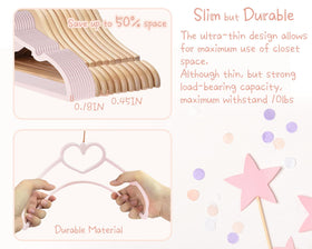 OneDream curved shoulders protect garments from deformation.