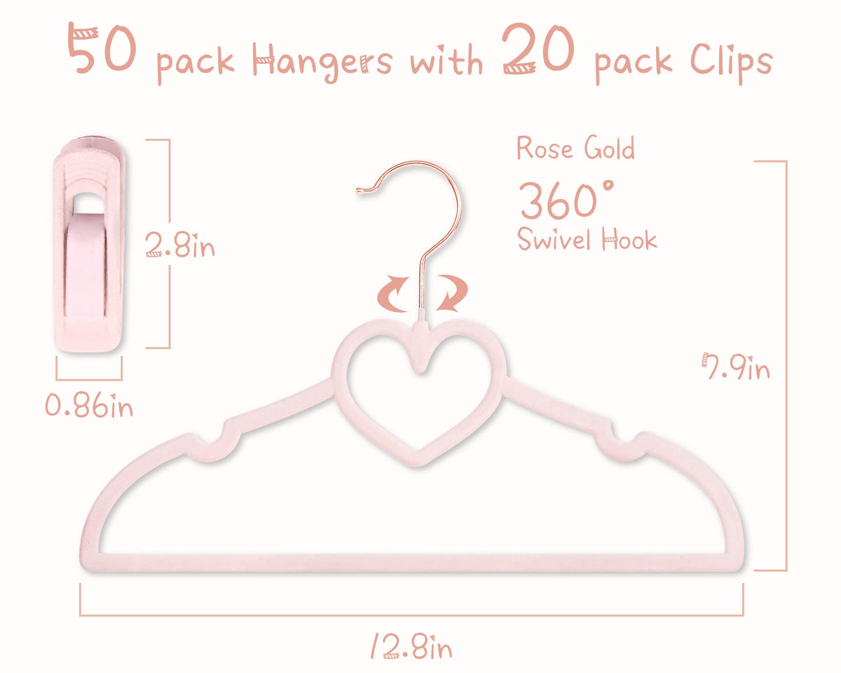 OneDream 13-inch ultra-thin hangers save space when stacked neatly