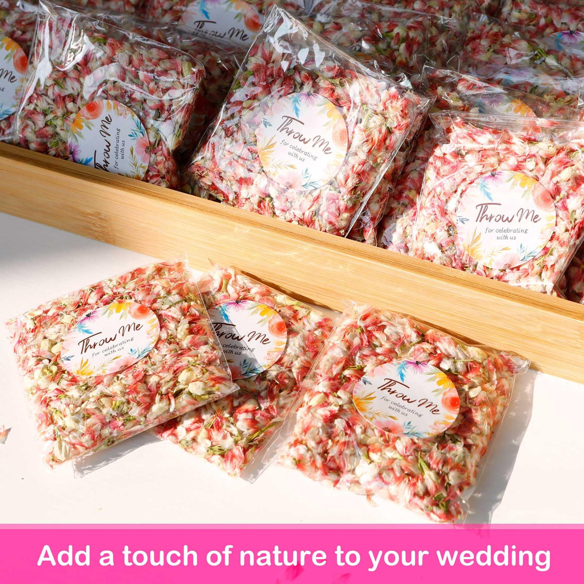Oning eco-friendly confetti supports sustainable celebrations with naturally derived petals