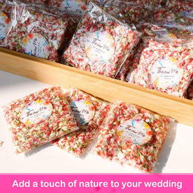 Oning eco-friendly confetti supports sustainable celebrations with naturally derived petals