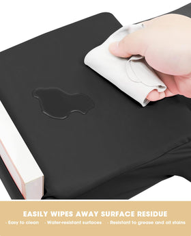 Onism Lash Pillow extra-wide 23 inch design expands workspace for head positions.