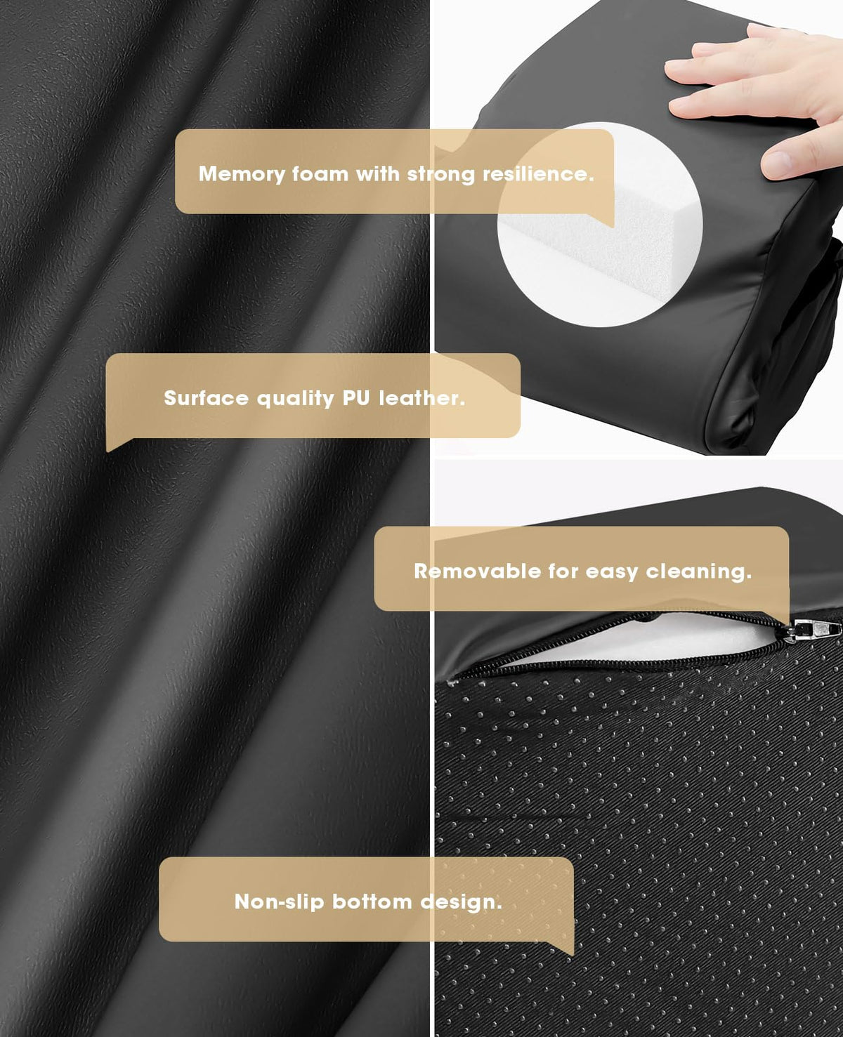 Onism Lash Pillow memory foam delivers cushioned neck support.