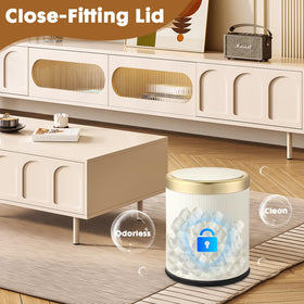 onlcuk durable ABS material trash can for daily use