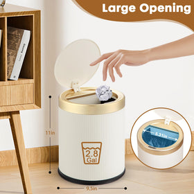 onlcuk ipx6 waterproof trash can for damp bathroom environments