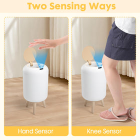 onlcuk quiet sensor operation ensures peaceful spaces around the trash bin.