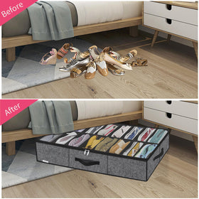 Onlyeasy capacity supports 16–32 pairs for neat closet organization.