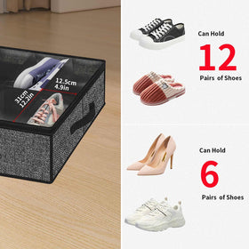 Onlyeasy dust-proof under-bed shoe bags protect contents.
