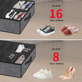 Onlyeasy heavy-duty fabric protects shoes in daily storage.