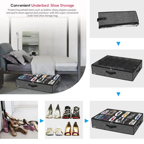 Onlyeasy nonwoven fabric shoe storage that is durable.