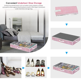 Onlyeasy organizers feature sturdy handles and reliable zippers for easy access.