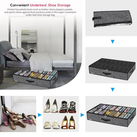 Onlyeasy transparent cover blocks dust while keeping shoes visible.