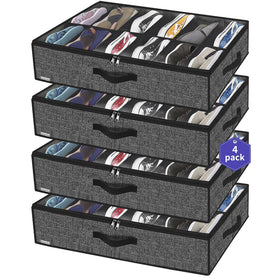 Onlyeasy under-bed storage foldable bag for space saving.