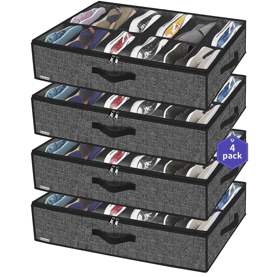 Onlyeasy under-bed storage foldable bag for space saving.