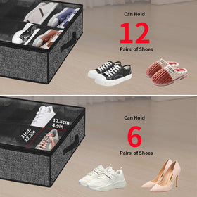 Onlyeasy zippered under-bed storage keeps contents secure.