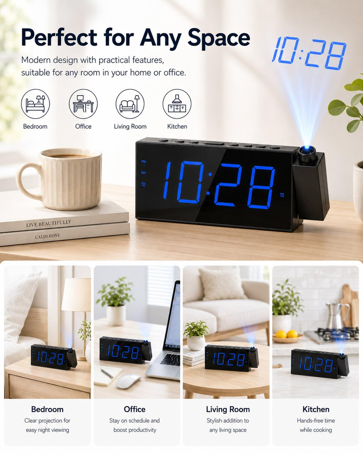 OnLyee easy bedside controls suit bedrooms and dorms.