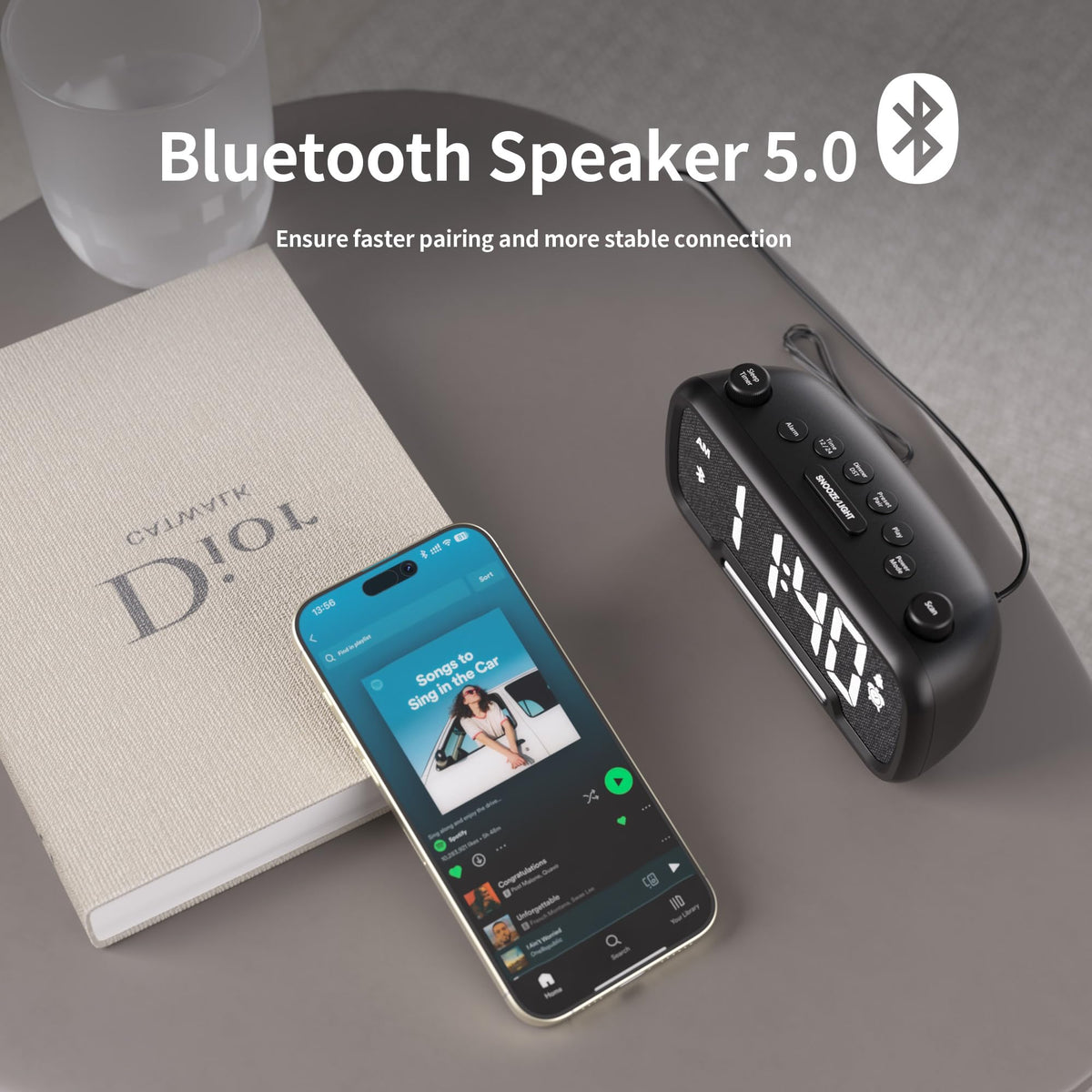 OnLyee dual charging ports with USB-C and USB-A for devices.