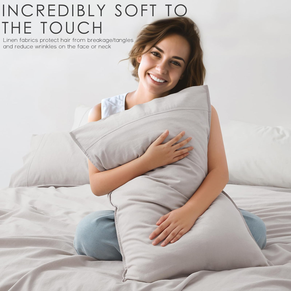 OnlySet fitted sheet with 16-inch pocket keeps the sheet secure.