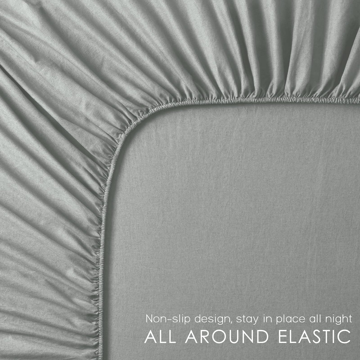 Normandy-origin linen detail highlights sustainable production and long-lasting quality.