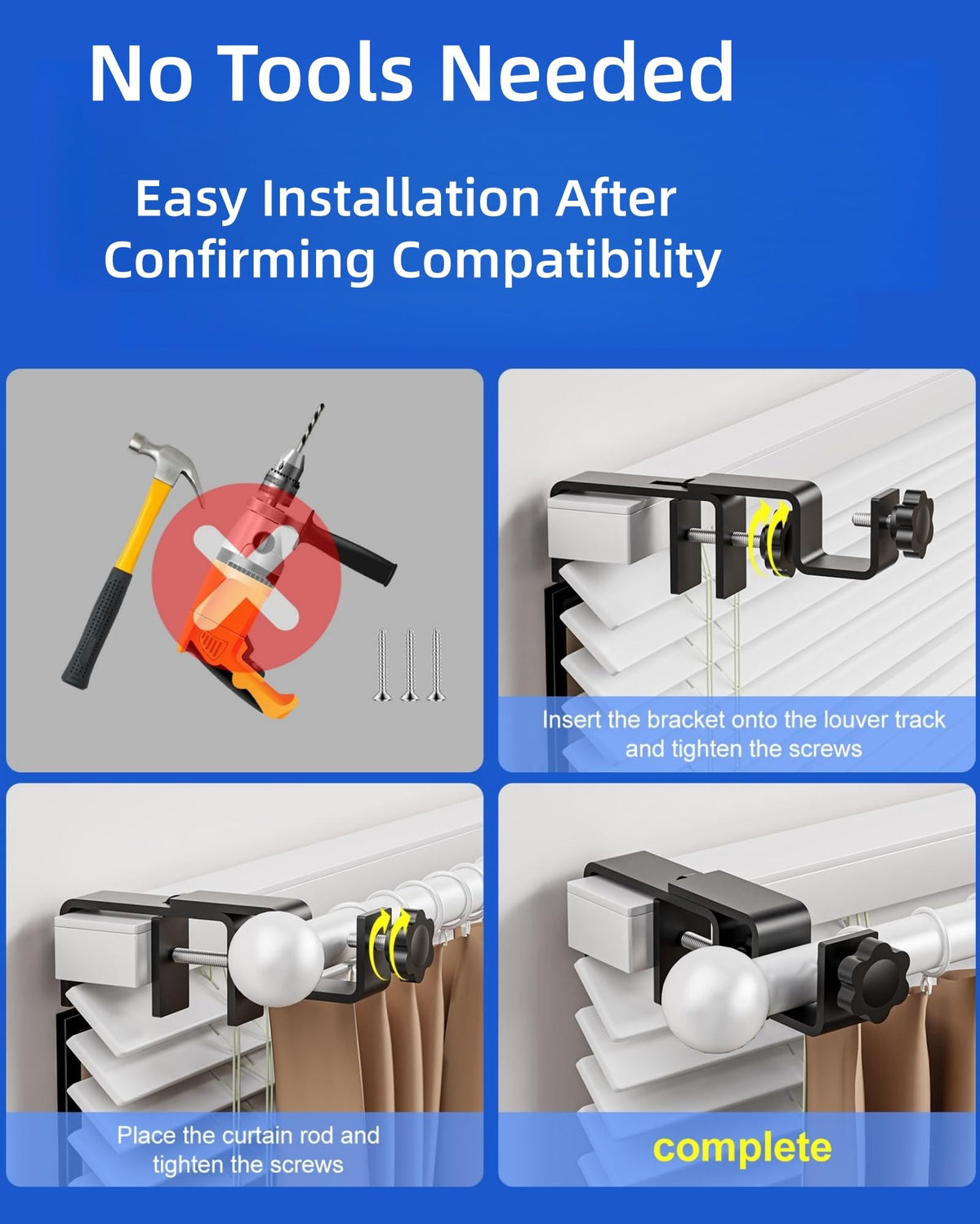 Onneka anti-slip pads keep rods steady during use.