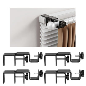 Onneka over-blinds brackets assembly for quick no-drill setup.