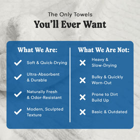 ONSEN Bath Towel with minimalist waffle texture for elegant style