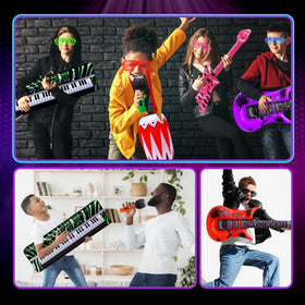 Onsucum inflatable microphones invite interactive games and entertaining photo opportunities.