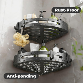 ONXE corner rack maximizes unused space with ample capacity