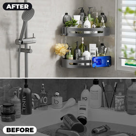 ONXE upgraded suction cups provide secure mounting on glass and tiles