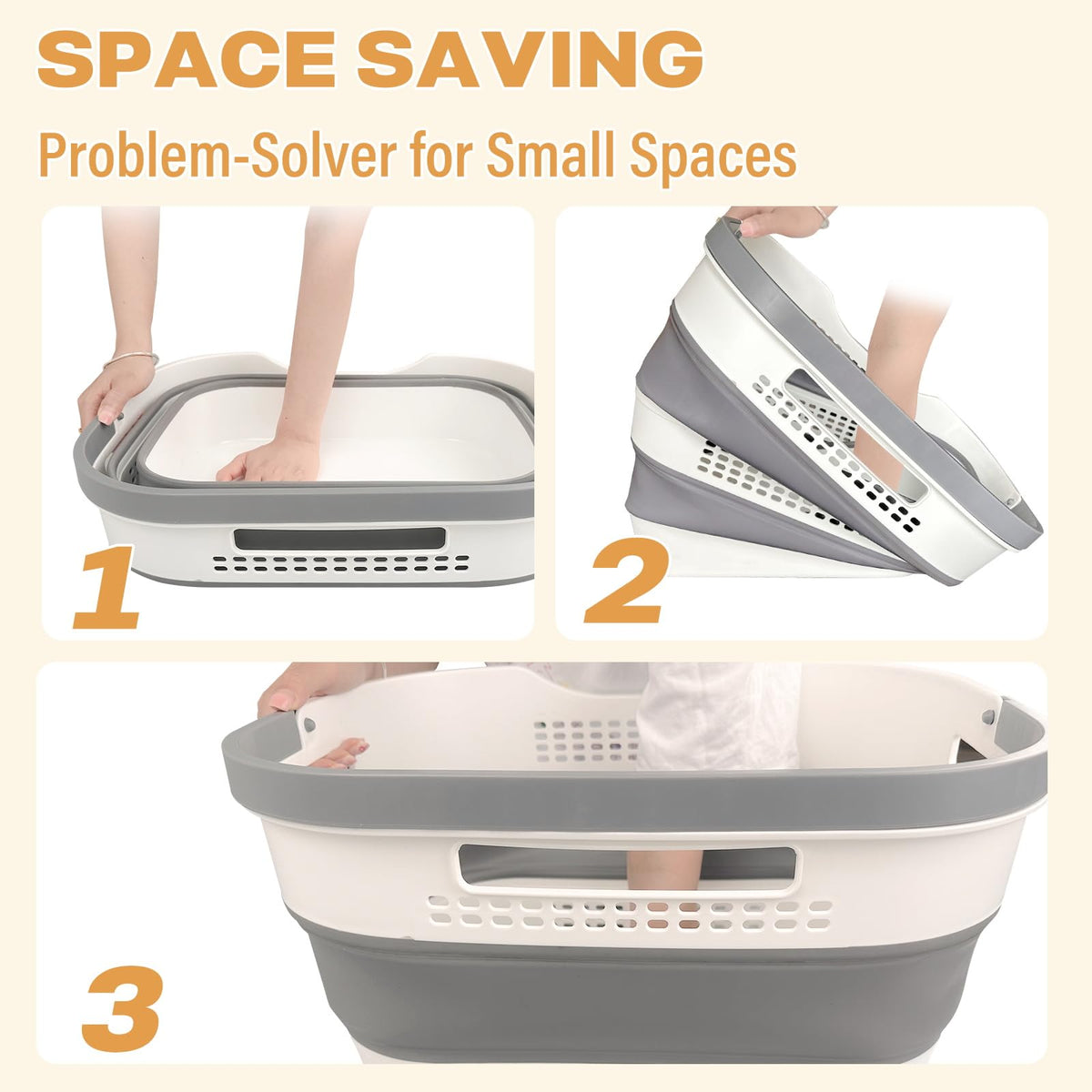 OOAMBB versatile collapsible basket for organizing any room efficiently.